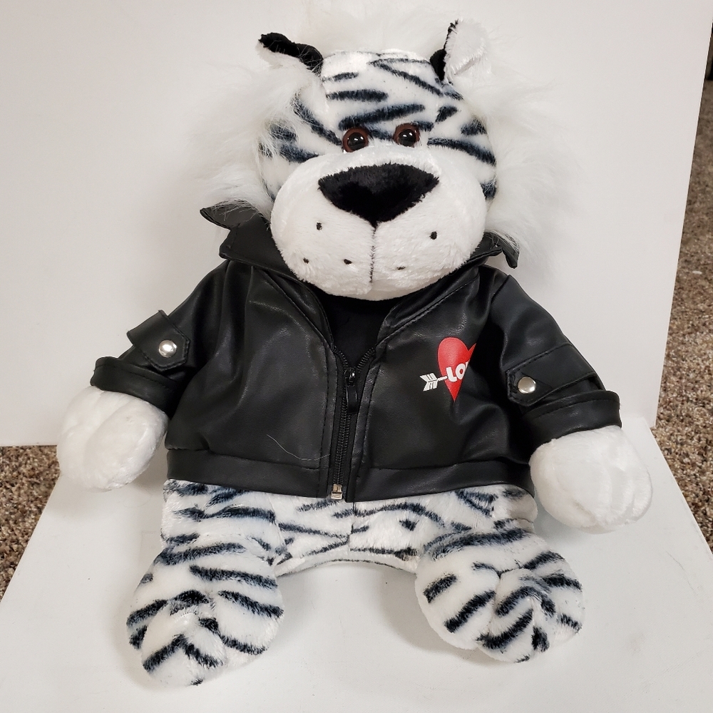 Plush White Tiger with Jacket by DanDee